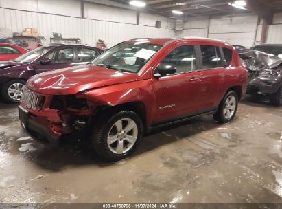 2015 JEEP COMPASS SPORT Red  Gasoline 1C4NJDBB4FD240355 photo #3