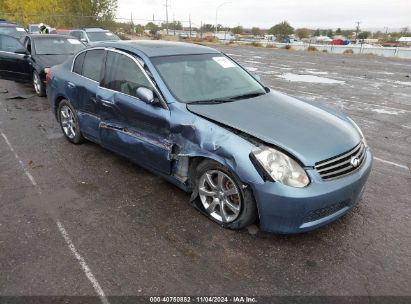 2005 INFINITI G35 Blue  Gasoline JNKCV51E15M225063 photo #1