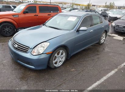 2005 INFINITI G35 Blue  Gasoline JNKCV51E15M225063 photo #3