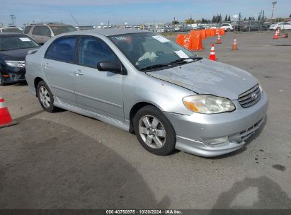 2004 TOYOTA COROLLA S Gray  Gasoline 1NXBR32E64Z248577 photo #1