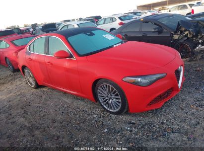 2019 ALFA ROMEO GIULIA TI LUSSO RWD Red  Gasoline ZARFAMBN5K7621578 photo #1