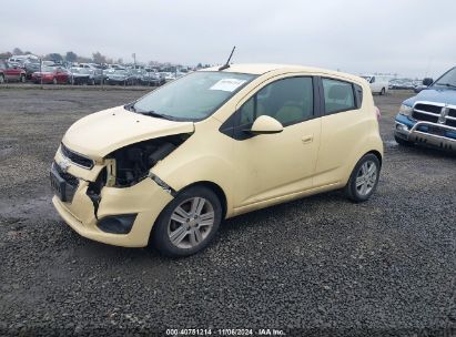 2014 CHEVROLET SPARK 1LT AUTO Yellow  Gasoline KL8CD6S93EC428532 photo #3