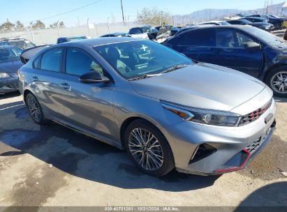 2022 KIA FORTE GT-LINE Gray  Gasoline 3KPF54AD3NE453354 photo #1