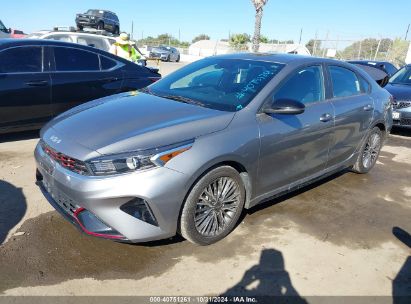 2022 KIA FORTE GT-LINE Gray  Gasoline 3KPF54AD3NE453354 photo #3