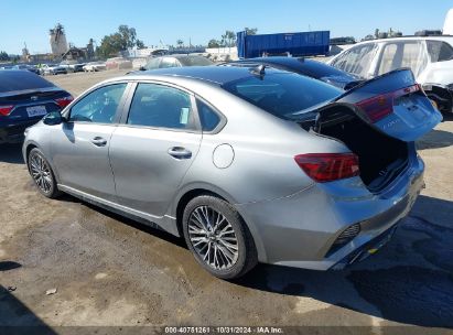 2022 KIA FORTE GT-LINE Gray  Gasoline 3KPF54AD3NE453354 photo #4