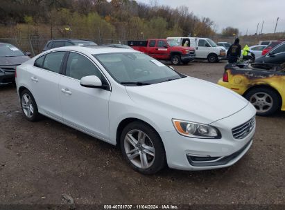 2014 VOLVO S60 T5/T5 PLATINUM/T5 PREMIER/T5 PREMIER PLUS White  Gasoline YV1612FS8E1290236 photo #1