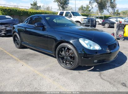 2003 LEXUS SC 430 Black  Gasoline JTHFN48Y130042628 photo #1