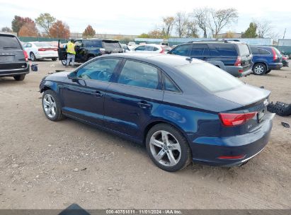 2017 AUDI A3 2.0T PREMIUM Blue  Gasoline WAUAUHFF0H1073178 photo #4