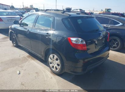 2009 TOYOTA MATRIX S Black  Gasoline 2T1KE40E69C014386 photo #4