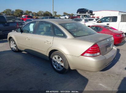 2005 MERCURY MONTEGO LUXURY Gold  Gasoline 1MEFM40135G606677 photo #4