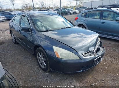 2003 HONDA ACCORD 3.0 EX Gray  Gasoline 1HGCM66573A008300 photo #1