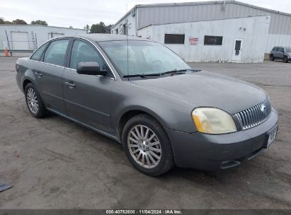 2005 MERCURY MONTEGO PREMIER Gray  Gasoline 1MEHM43175G605911 photo #1