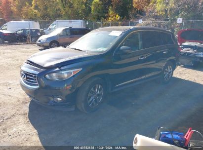 2013 INFINITI JX35 Black  Gasoline 5N1AL0MM9DC309071 photo #3