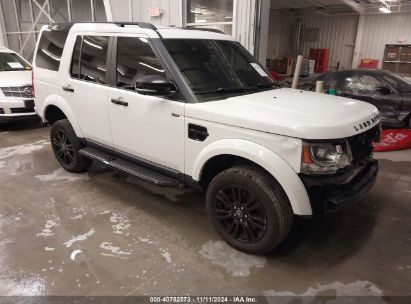 2016 LAND ROVER LR4 White  Gasoline SALAG2V65GA782771 photo #1