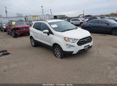 2018 FORD ECOSPORT SE White  Gasoline MAJ6P1UL0JC166136 photo #1