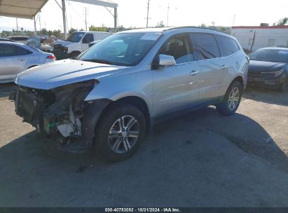 2016 CHEVROLET TRAVERSE LT Silver  Gasoline 1GNKRHKD2GJ262384 photo #3