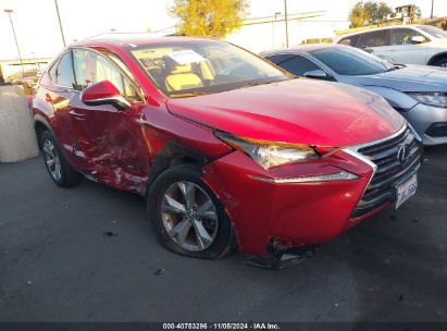 2017 LEXUS NX 200T Red  Gasoline JTJYARBZ2H2054641 photo #1