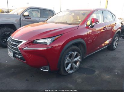 2017 LEXUS NX 200T Red  Gasoline JTJYARBZ2H2054641 photo #3