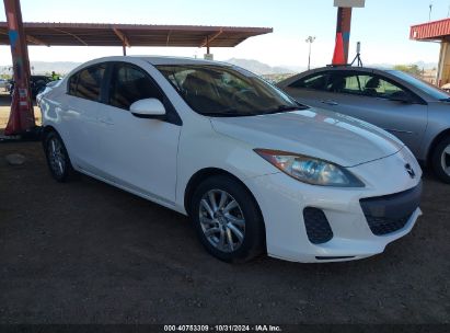 2012 MAZDA MAZDA3 White  Gasoline JM1BL1V86C1610780 photo #1