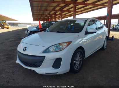 2012 MAZDA MAZDA3 White  Gasoline JM1BL1V86C1610780 photo #3