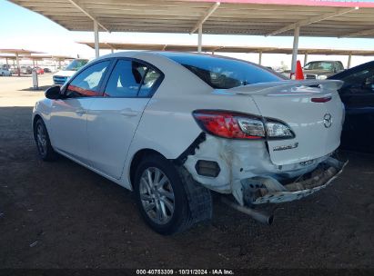 2012 MAZDA MAZDA3 White  Gasoline JM1BL1V86C1610780 photo #4