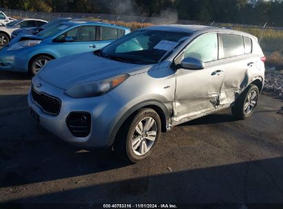 2017 KIA SPORTAGE LX Gray  Gasoline KNDPMCAC0H7255652 photo #3