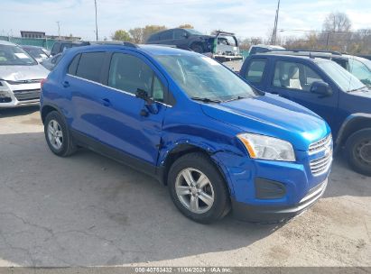 2015 CHEVROLET TRAX LT Blue  Gasoline KL7CJLSB1FB060194 photo #1