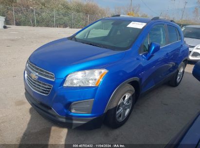 2015 CHEVROLET TRAX LT Blue  Gasoline KL7CJLSB1FB060194 photo #3