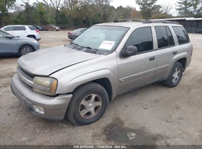 2003 CHEVROLET TRAILBLAZER LT Gray  Gasoline 1GNDT13S132209985 photo #3