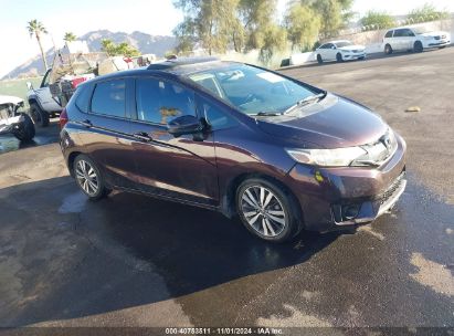 2017 HONDA FIT EX Purple  Gasoline JHMGK5H74HS013033 photo #1