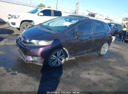 2017 HONDA FIT EX Purple  Gasoline JHMGK5H74HS013033 photo #3