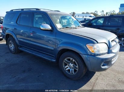 2007 TOYOTA SEQUOIA LIMITED V8 Dark Blue  Gasoline 5TDZT38A77S288667 photo #1