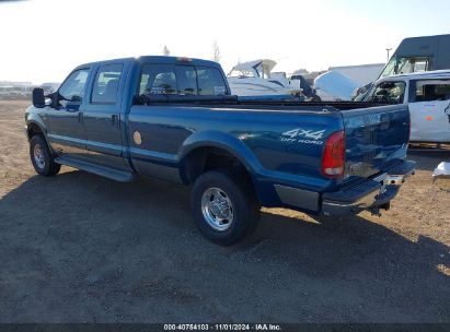 2002 FORD F-250 Blue  Diesel 1FTNW21F22EC56505 photo #4