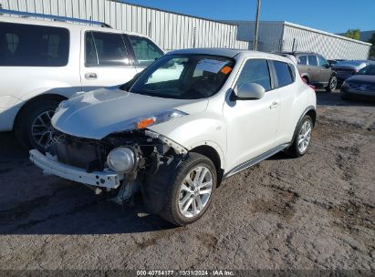 2014 NISSAN JUKE SL White  Gasoline JN8AF5MR3ET351634 photo #3