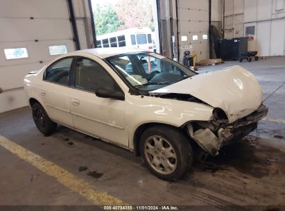 2005 DODGE NEON SXT White  Gasoline 1B3ES56C65D267546 photo #1