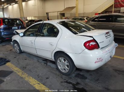 2005 DODGE NEON SXT White  Gasoline 1B3ES56C65D267546 photo #4