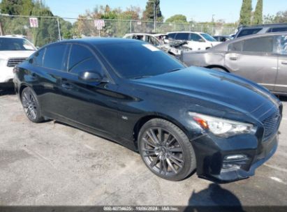 2017 INFINITI Q50 3.0T PREMIUM Black  Gasoline JN1EV7AP1HM737372 photo #1