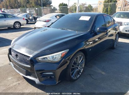 2017 INFINITI Q50 3.0T PREMIUM Black  Gasoline JN1EV7AP1HM737372 photo #3