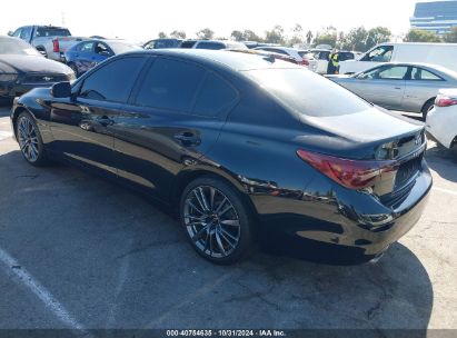 2017 INFINITI Q50 3.0T PREMIUM Black  Gasoline JN1EV7AP1HM737372 photo #4