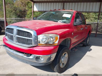 2006 DODGE RAM 2500 SLT/TRX4 OFF ROAD/SPORT/POWER WAGON Red  Diesel 3D7KS28C66G213672 photo #3