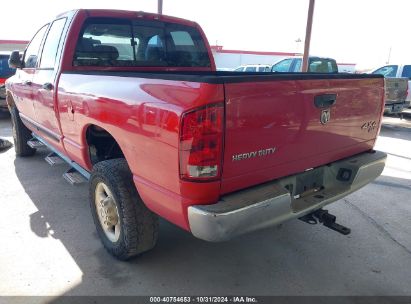 2006 DODGE RAM 2500 SLT/TRX4 OFF ROAD/SPORT/POWER WAGON Red  Diesel 3D7KS28C66G213672 photo #4