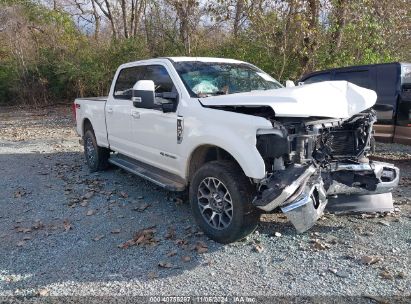 2020 FORD F-250 LARIAT White  Diesel JM1BM1V35E1132386 photo #1