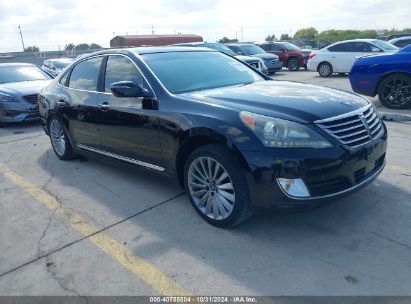 2016 HYUNDAI EQUUS SIGNATURE Black  Gasoline KMHGH4JH9GU103113 photo #1