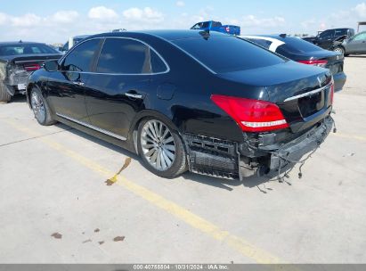 2016 HYUNDAI EQUUS SIGNATURE Black  Gasoline KMHGH4JH9GU103113 photo #4