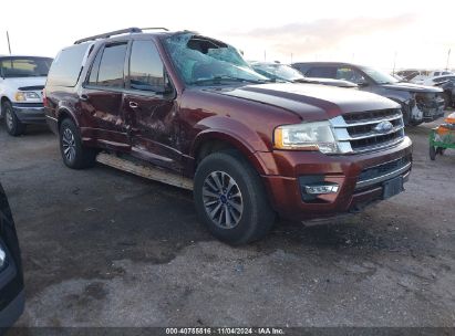 2016 FORD EXPEDITION EL XLT Maroon  Gasoline 1FMJK1JT4GEF20983 photo #1