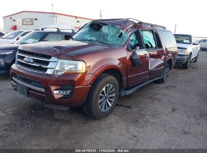 2016 FORD EXPEDITION EL XLT Maroon  Gasoline 1FMJK1JT4GEF20983 photo #3