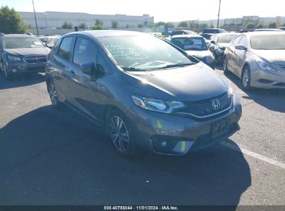 2016 HONDA FIT EX-L Gray  Gasoline 3HGGK5H92GM703746 photo #1