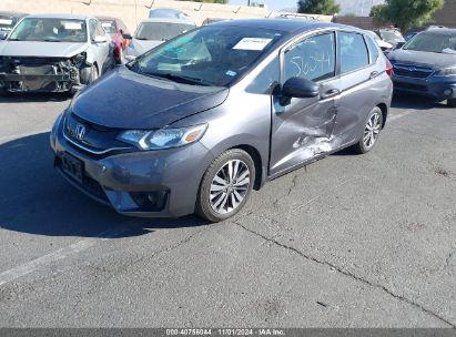 2016 HONDA FIT EX-L Gray  Gasoline 3HGGK5H92GM703746 photo #3