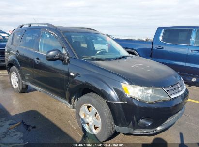 2007 MITSUBISHI OUTLANDER ES/LS Black  Gasoline JA4MS31X27U013659 photo #1