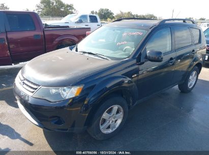 2007 MITSUBISHI OUTLANDER ES/LS Black  Gasoline JA4MS31X27U013659 photo #3